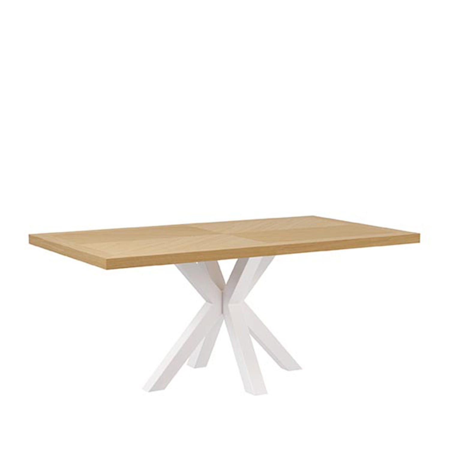 MESA ELAINE 200*100 FIJA ROBLE-BLANCO 1 MESA ELAINE 200*100 FIJA ROBLE-BLANCO