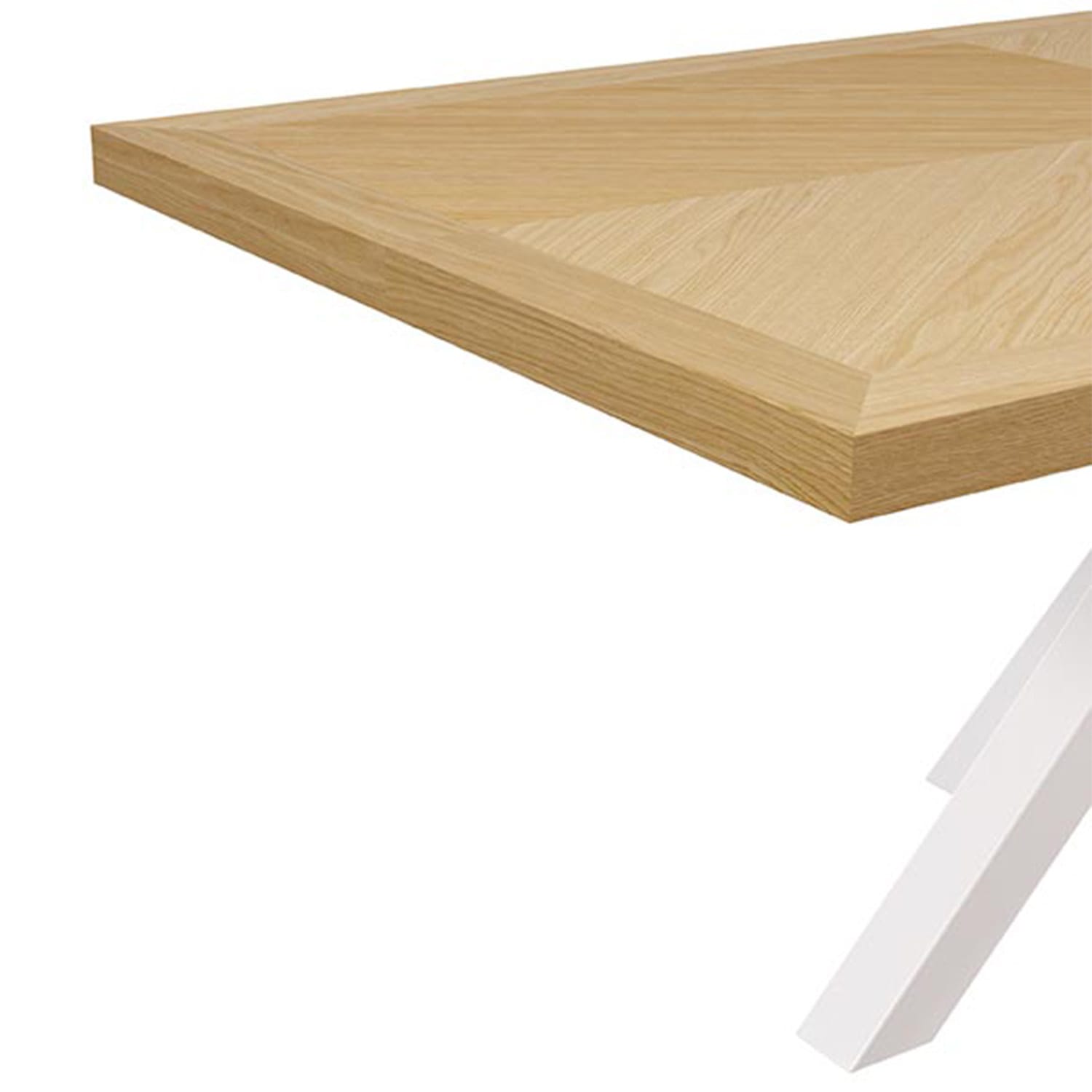 MESA ELAINE 200*100 FIJA ROBLE-BLANCO 4 MESA ELAINE 200*100 FIJA ROBLE-BLANCO - Imagen 4