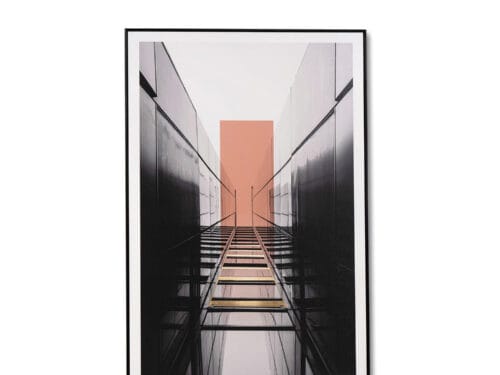 CUADRO STAIRS 80*120 NEGRO