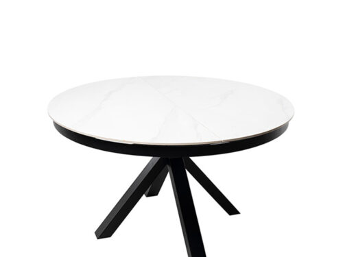 MESA ZURI 130 RED. BLANCO/NEGRO