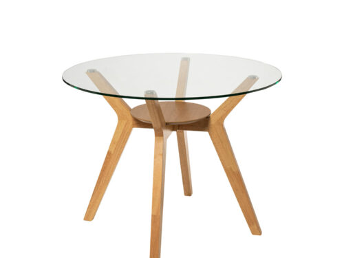 MESA SABRINE 120 RED.CRISTAL/ROBLE