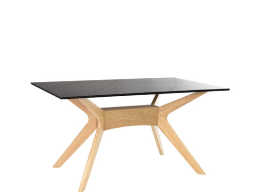 MESA ELOISE 140 FIJA SAHARA/ROBLE