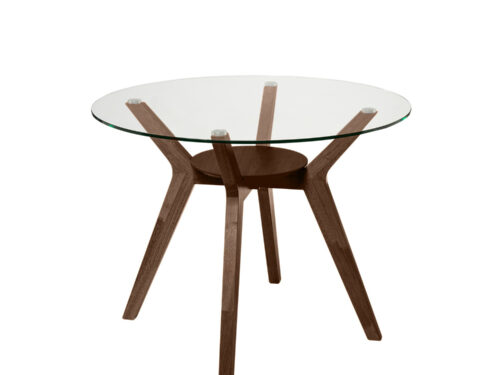 MESA SABRINE 100 RED.CRISTAL/NOGAL