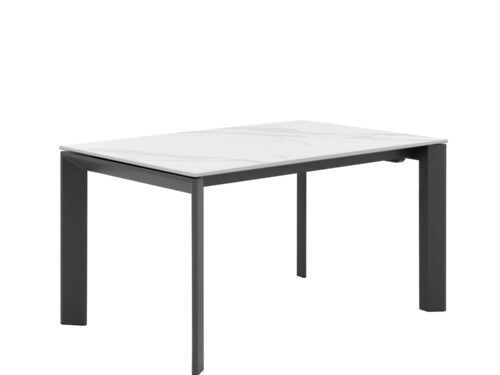 MESA TAMARA 160 EXT.CRETA/NEGRO