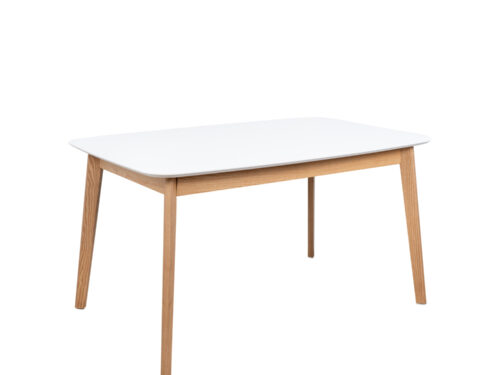 MESA KENNA 140 EXT.BLANCO-ROBLE