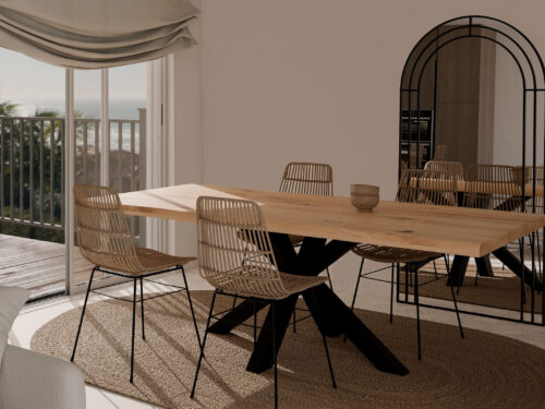 MESA GRACE 200 NATURAL/NEGRO