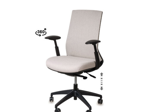 SILLA OFICINA LANCASTER BEIGE