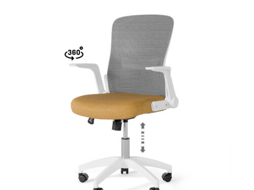 SILLA OFICINA MANCHESTER MOSTAZA
