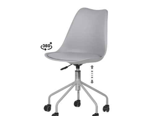 SILLA OFICINA YALE GRIS