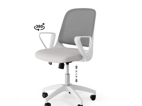 SILLA OFICINA SIRACUSA GRIS