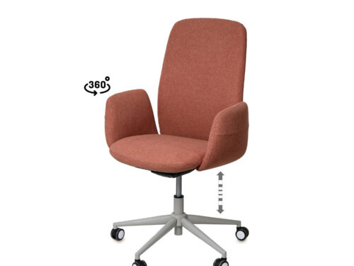 SILLA OFICINA BRITISH TERRACOTA