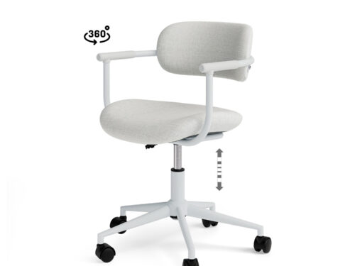 SILLA OFICINA OXFORD GRIS
