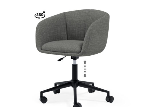 SILLA OFICINA ARIZONA GRIS OSCURO