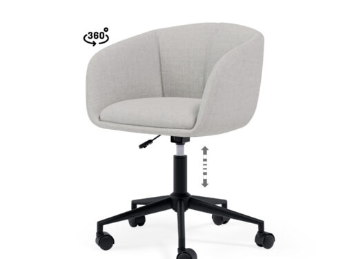 SILLA OFICINA ARIZONA GRIS CLARO