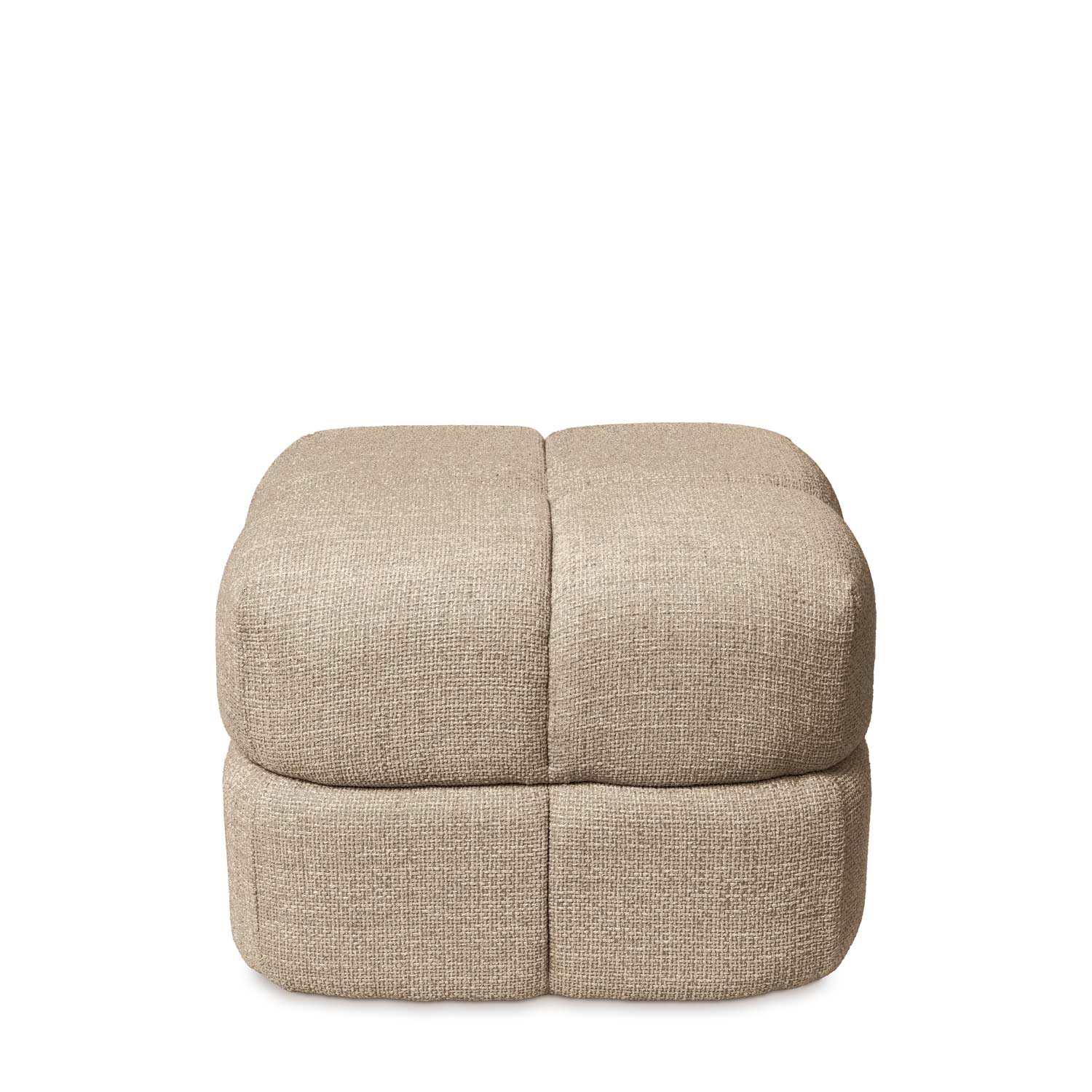 PUFF TROY TAUPE 2 PUFF TROY TAUPE - Imagen 2