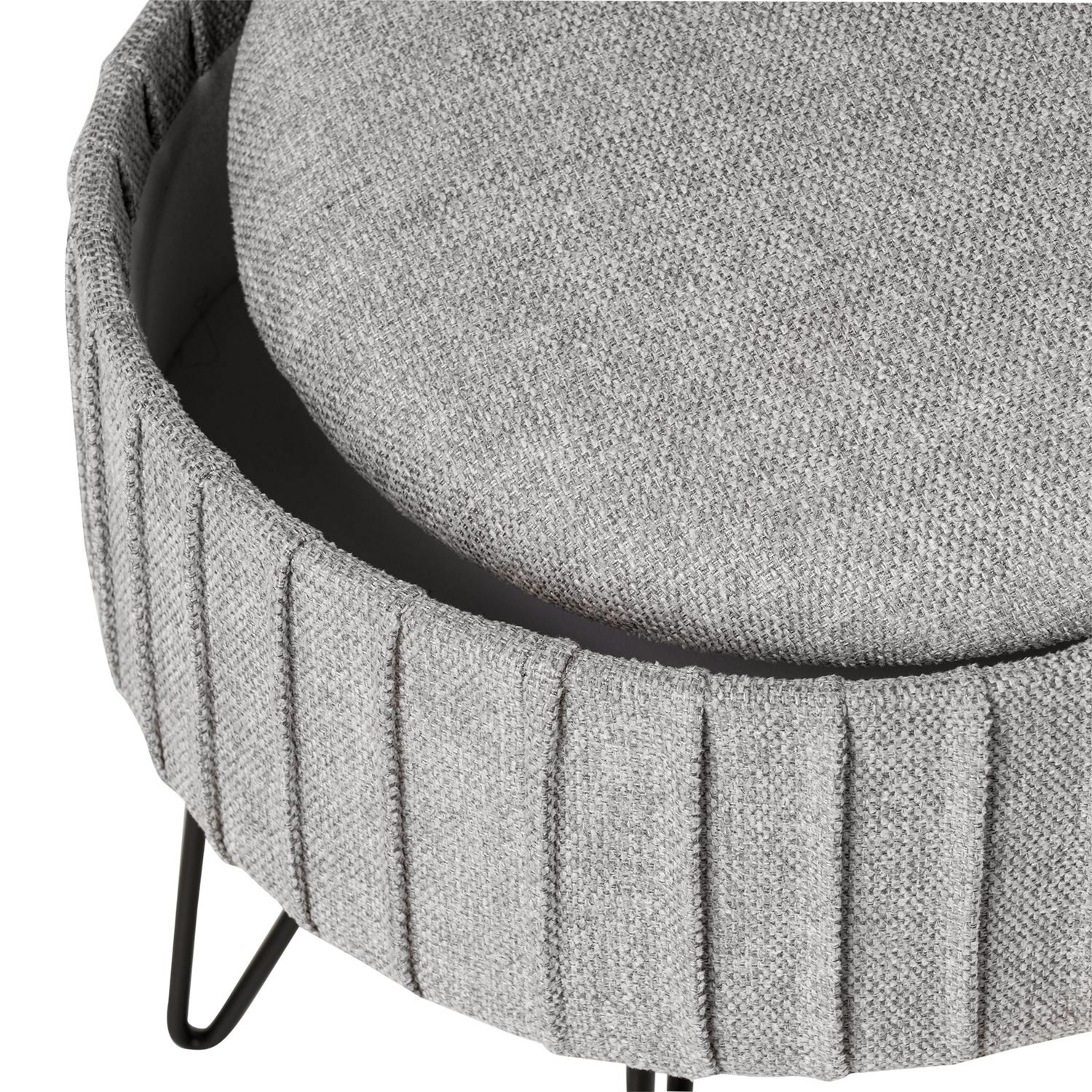 PUFF ETHAN GRIS 5 PUFF ETHAN GRIS - Imagen 5