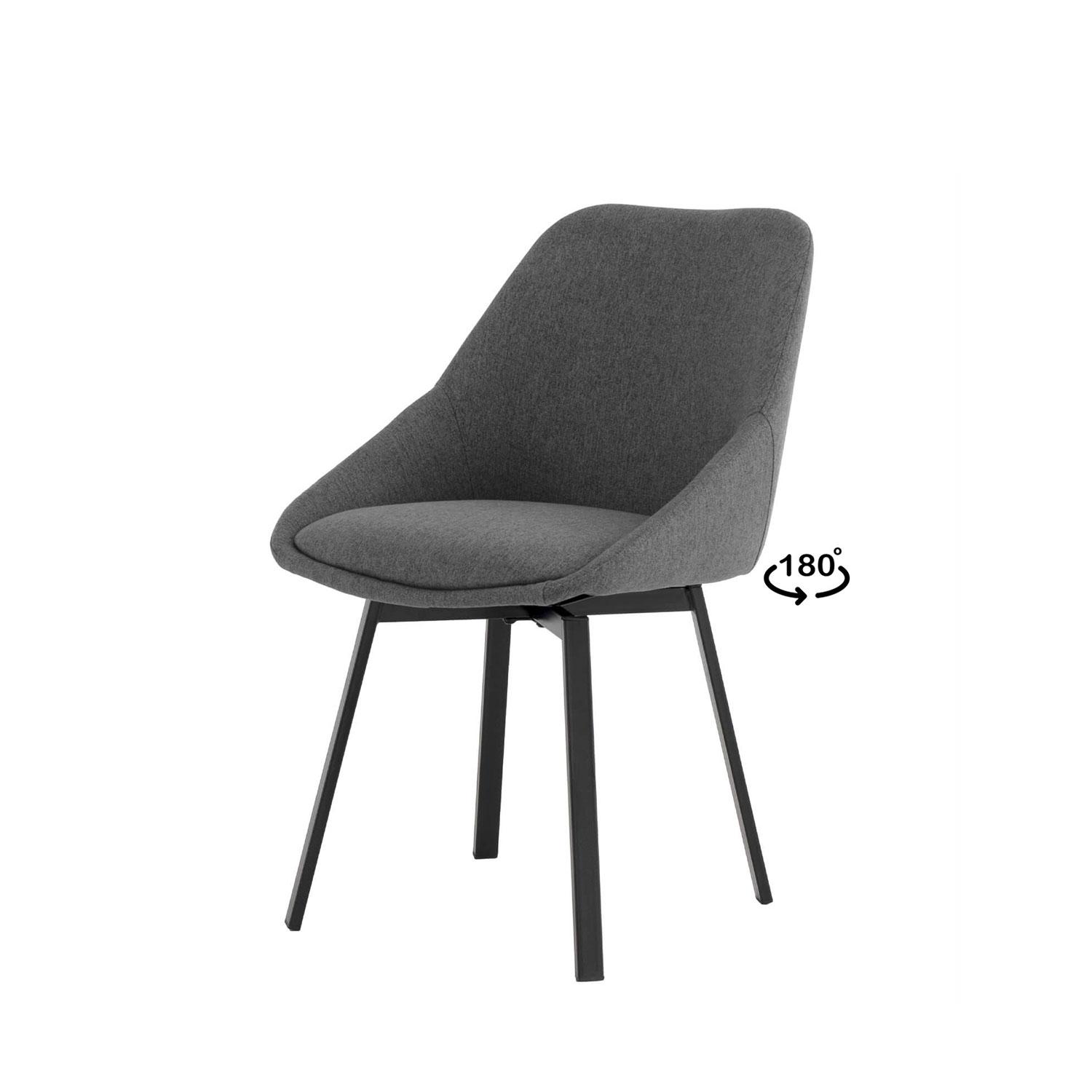 SILLA AMELIE GRIS DARK 1 SILLA AMELIE GRIS DARK