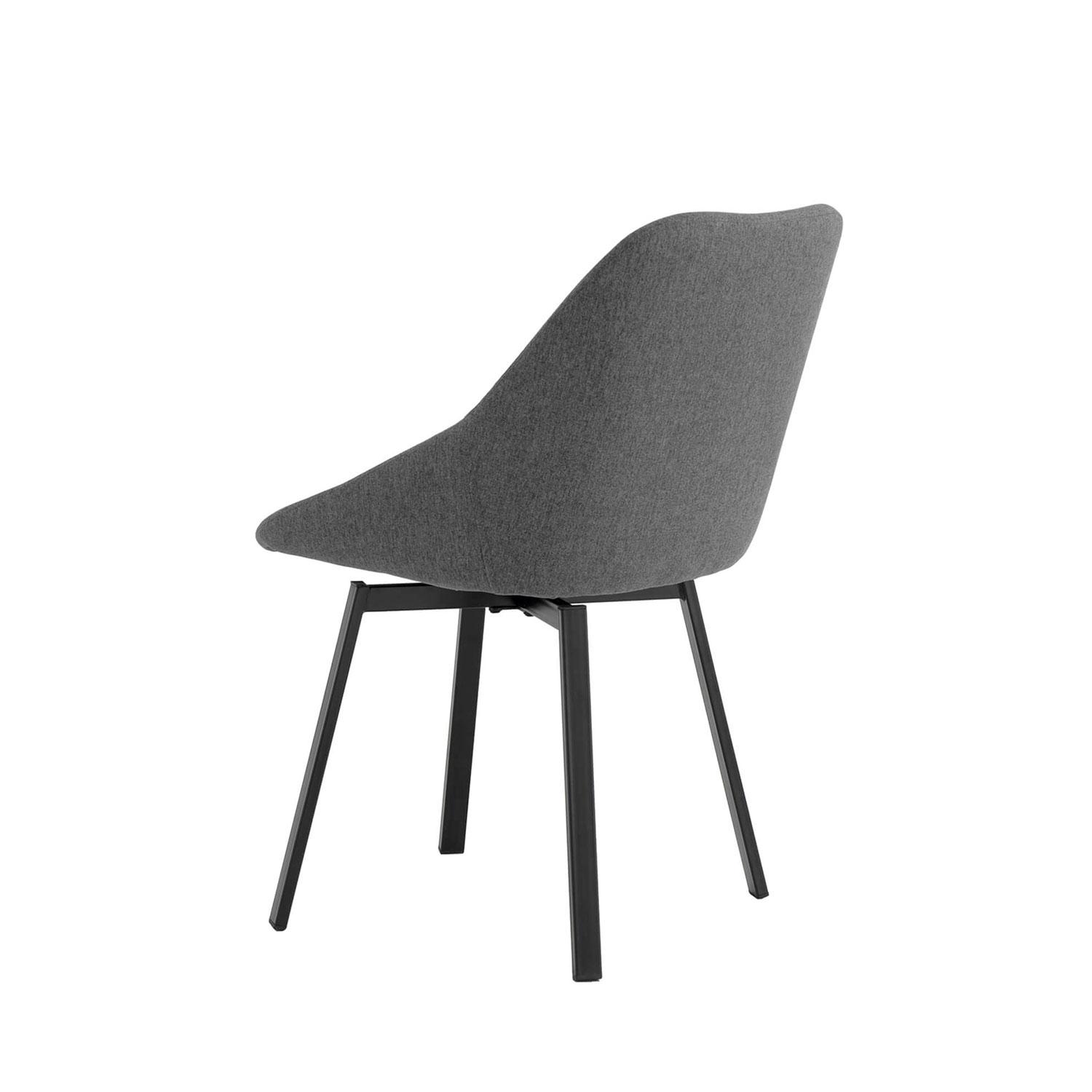 SILLA AMELIE GRIS DARK 2 SILLA AMELIE GRIS DARK - Imagen 2