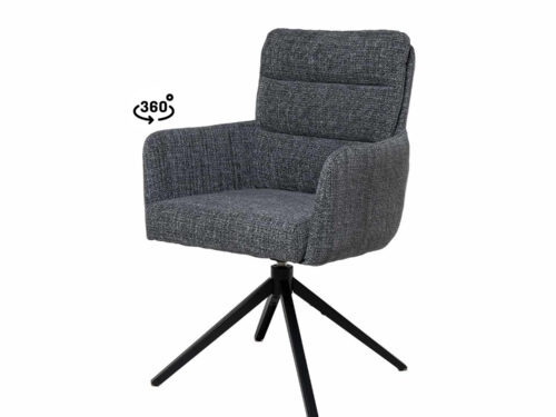 SILLA LISETTE GRIS OSCURO