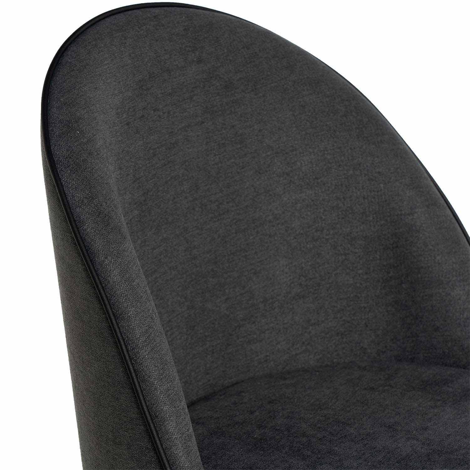 SILLA SLOANE GRIS OSCURO 6 SILLA SLOANE GRIS OSCURO - Imagen 6