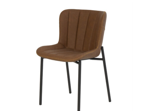 SILLA MAYKA MARRON