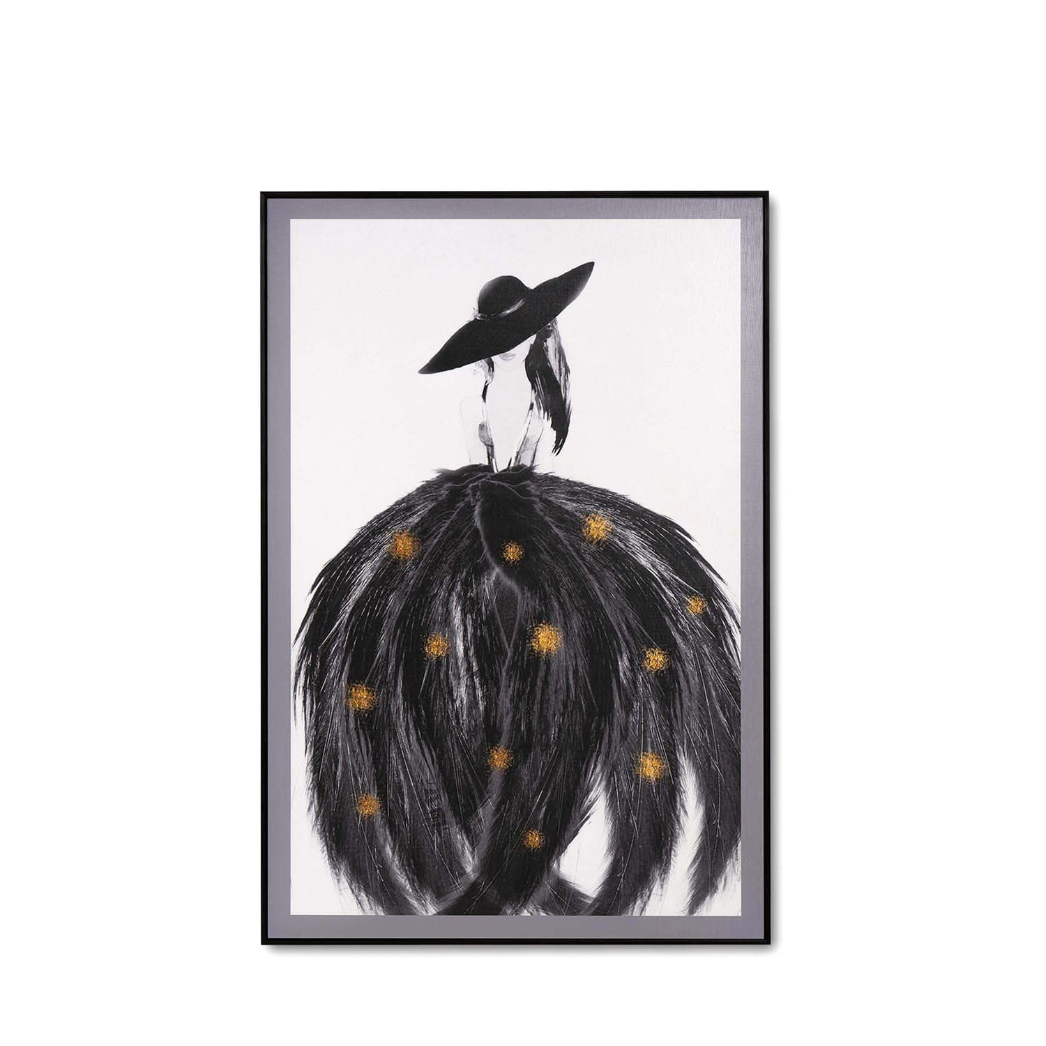 CUADRO ELEGANCE 80*120 NEGRO 1 CUADRO ELEGANCE 80*120 NEGRO