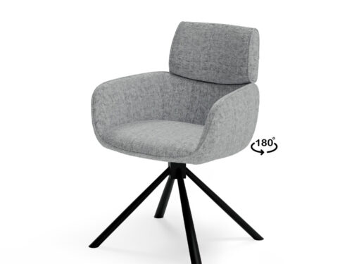 SILLA DIANE GRIS CLARO