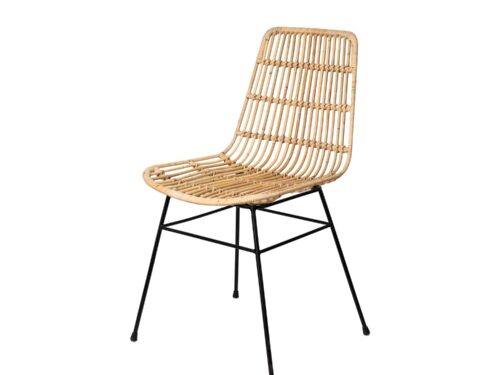 SILLA LIONA NATURAL/NEGRO