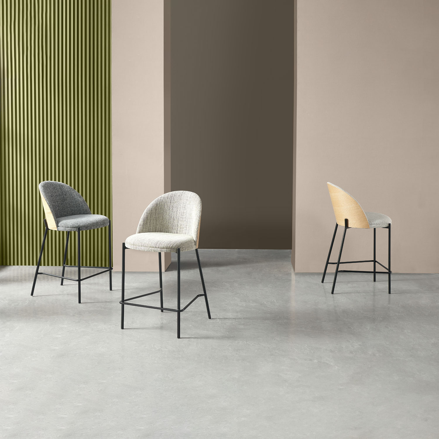 TABURETE AIDAN BEIGE 6 TABURETE AIDAN BEIGE - Imagen 6