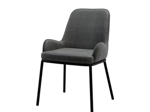 SILLA LARISA GRIS OSCURO