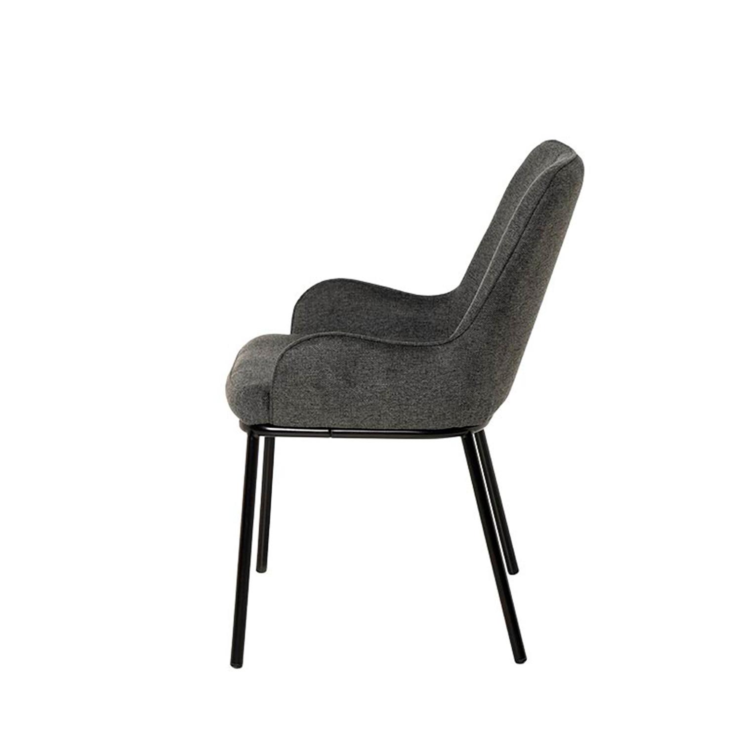 SILLA LARISA GRIS OSCURO 3 SILLA LARISA GRIS OSCURO - Imagen 3