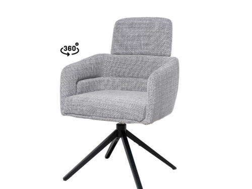 SILLA JANICE GRIS CLARO