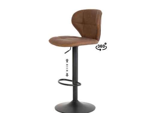 TABURETE PIPER MARRON