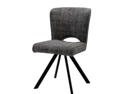 SILLA AMAYA GRIS OSCURO