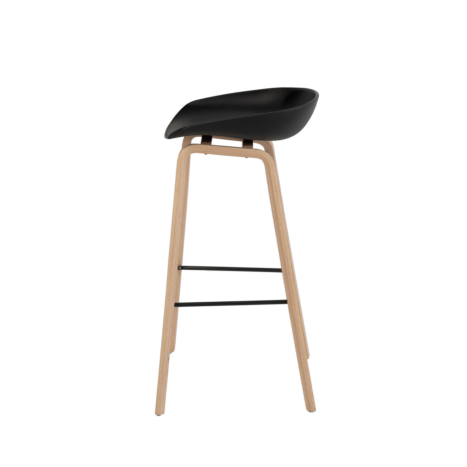 TABURETE RONIE NEGRO 3 TABURETE RONIE NEGRO - Imagen 3