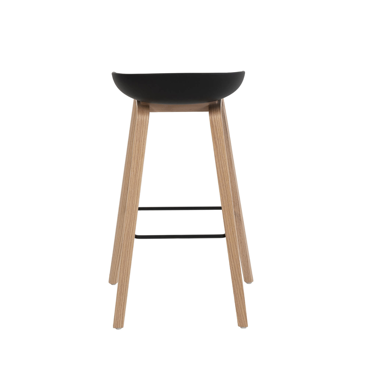 TABURETE RONIE NEGRO 5 TABURETE RONIE NEGRO - Imagen 5