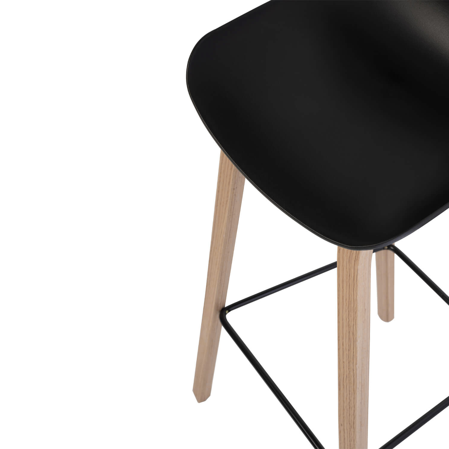 TABURETE RONIE NEGRO 6 TABURETE RONIE NEGRO - Imagen 6