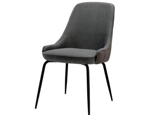 SILLA AGATA GRIS OSCURO