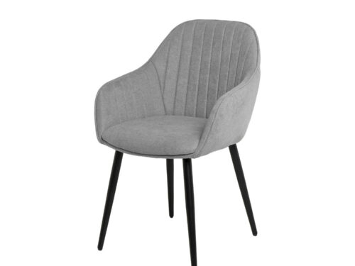 SILLA NATALIA GRIS CLARO