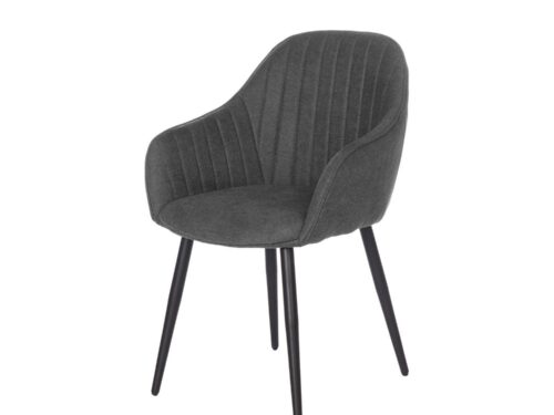 SILLA NATALIA GRIS OSCURO