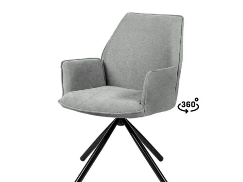 SILLA CARLYN GRIS CLARO