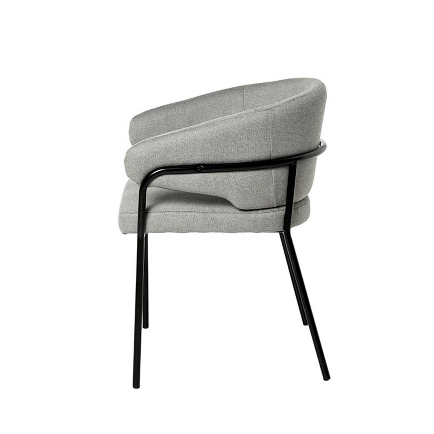 SILLA BETINA GRIS CLARO 3 SILLA BETINA GRIS CLARO - Imagen 3
