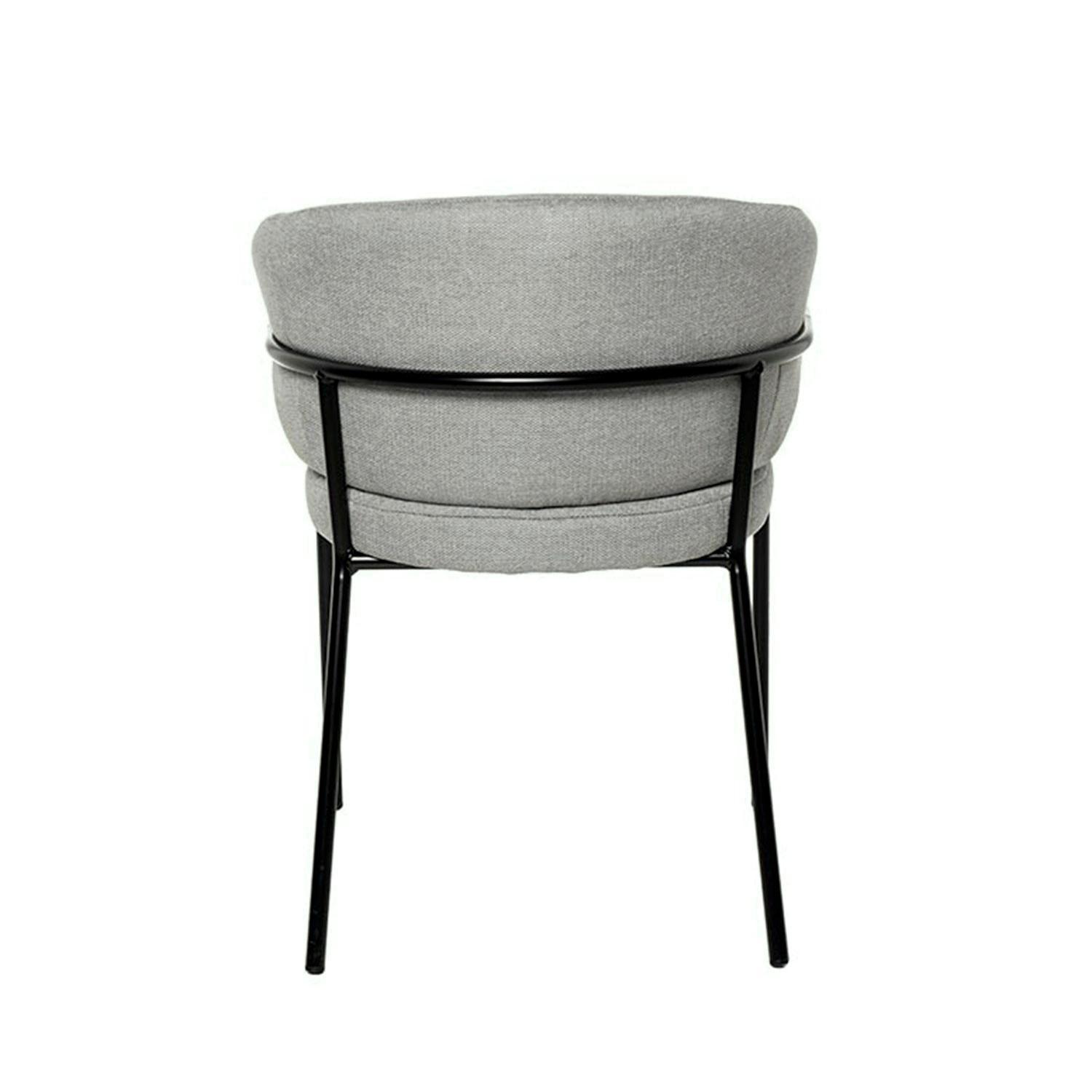 SILLA BETINA GRIS CLARO 5 SILLA BETINA GRIS CLARO - Imagen 5