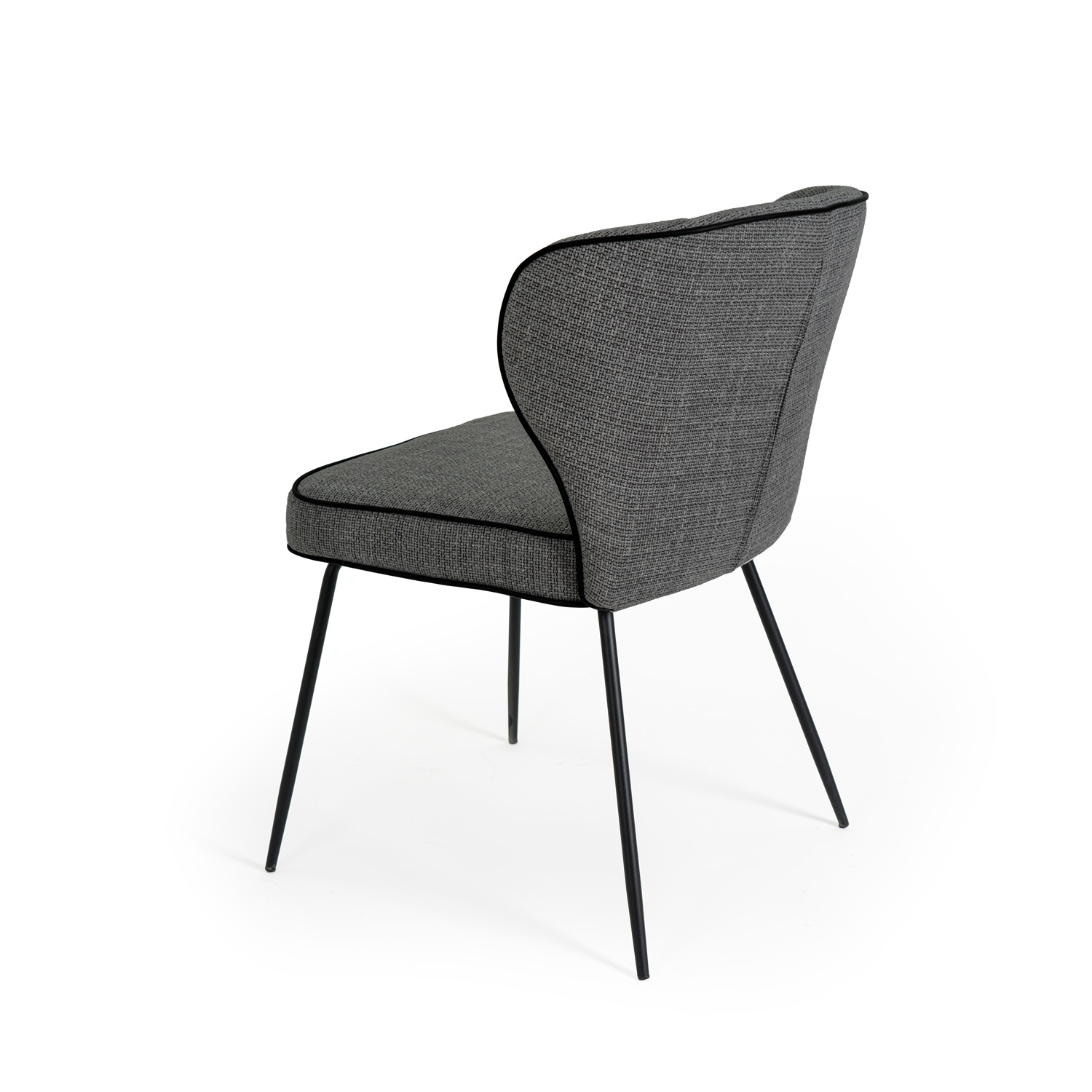 SILLA MAYRA GRIS OSCURO 2 SILLA MAYRA GRIS OSCURO - Imagen 2