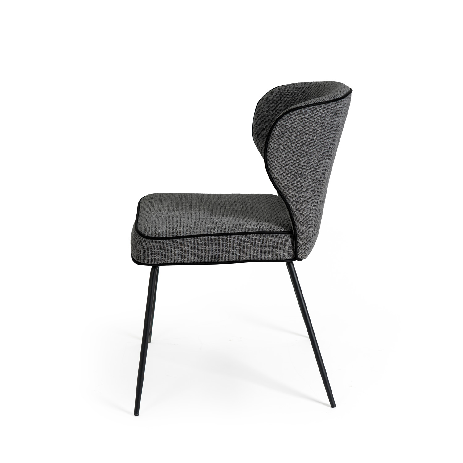 SILLA MAYRA GRIS OSCURO 3 SILLA MAYRA GRIS OSCURO - Imagen 3
