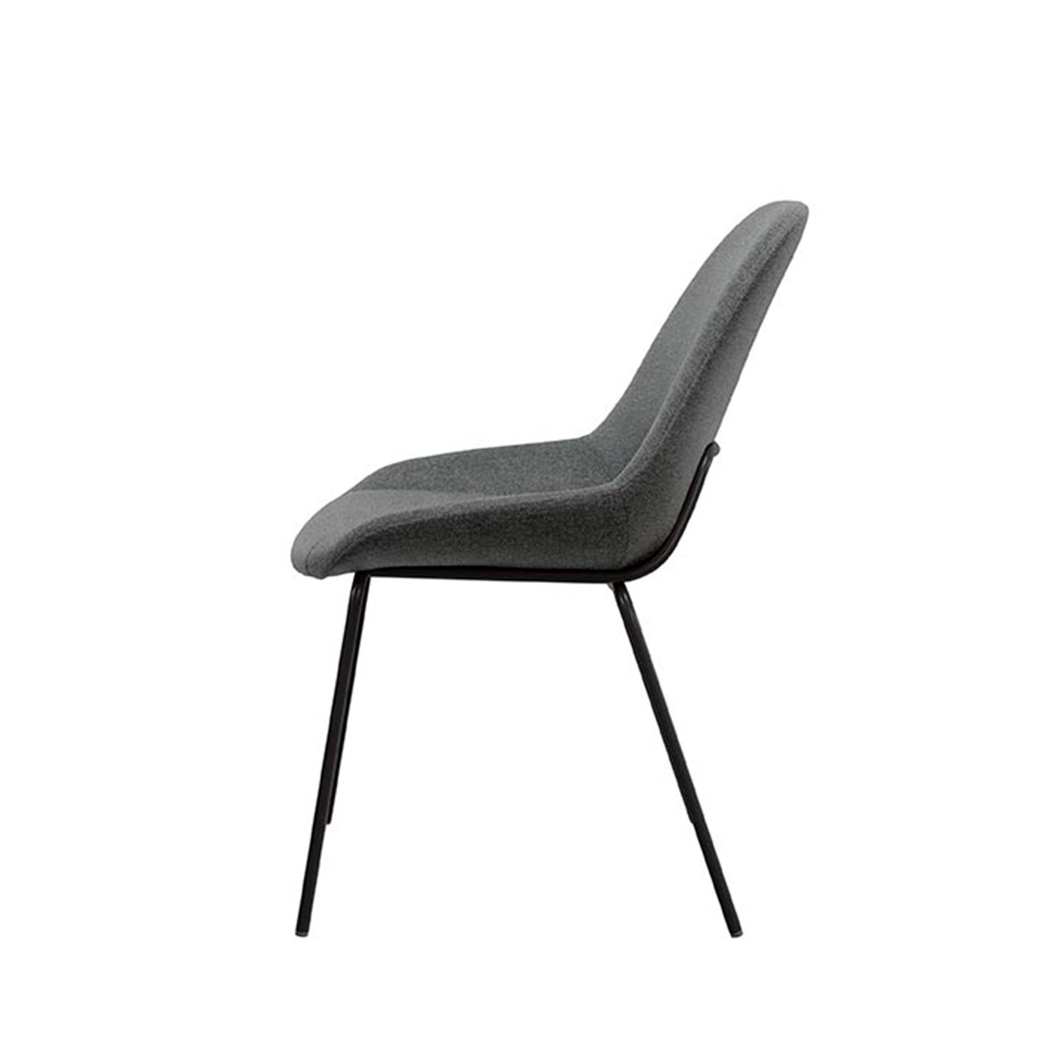 SILLA SIMONA GRIS OSCURO 3 SILLA SIMONA GRIS OSCURO - Imagen 3