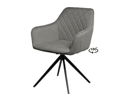 SILLA AMALIA GRIS OSCURO