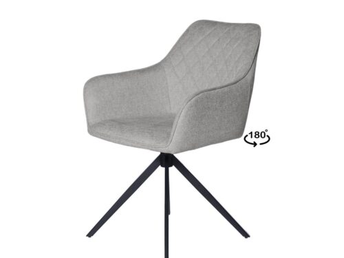 SILLA AMALIA GRIS CLARO