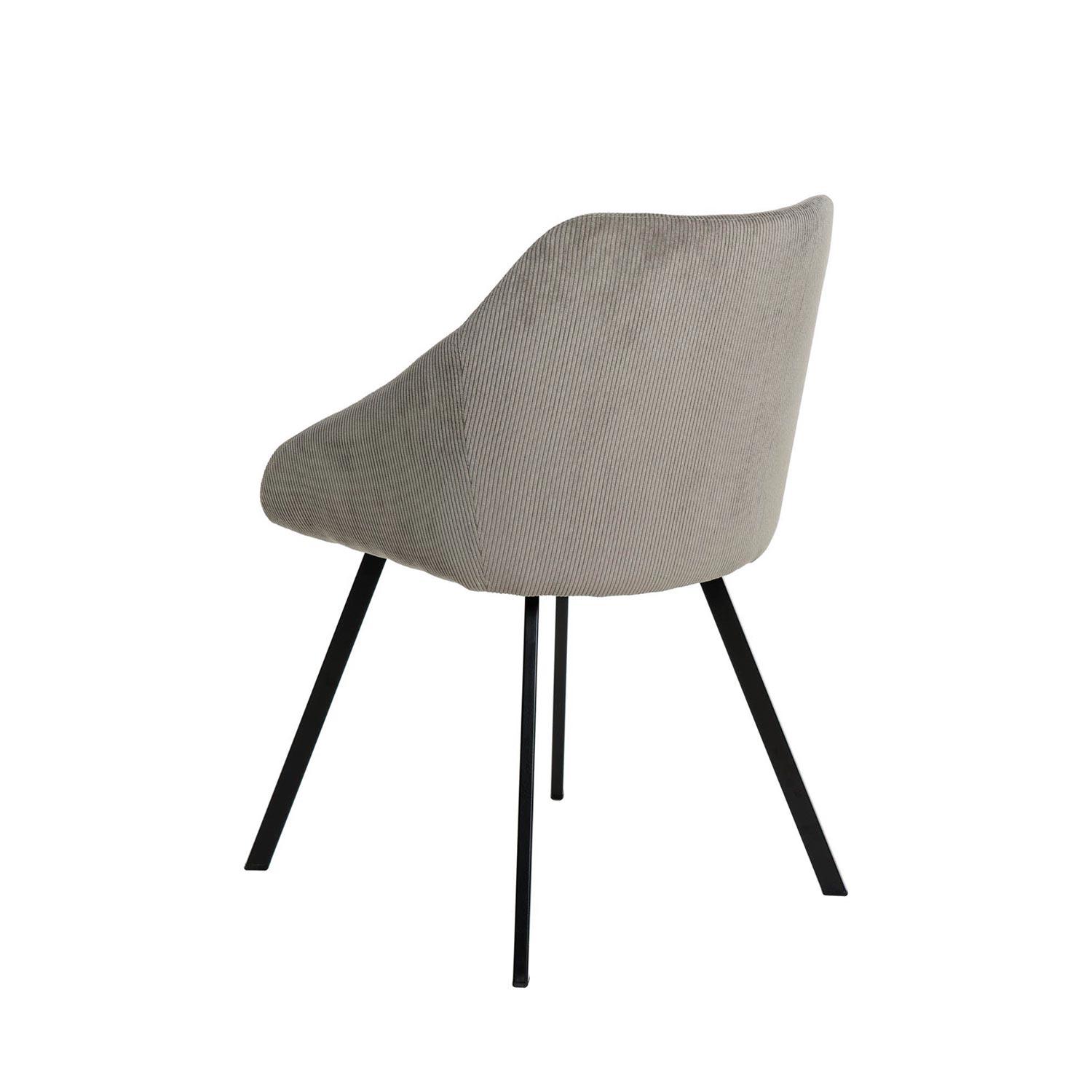 SILLA MACIE GRIS CLARO 2 SILLA MACIE GRIS CLARO - Imagen 2