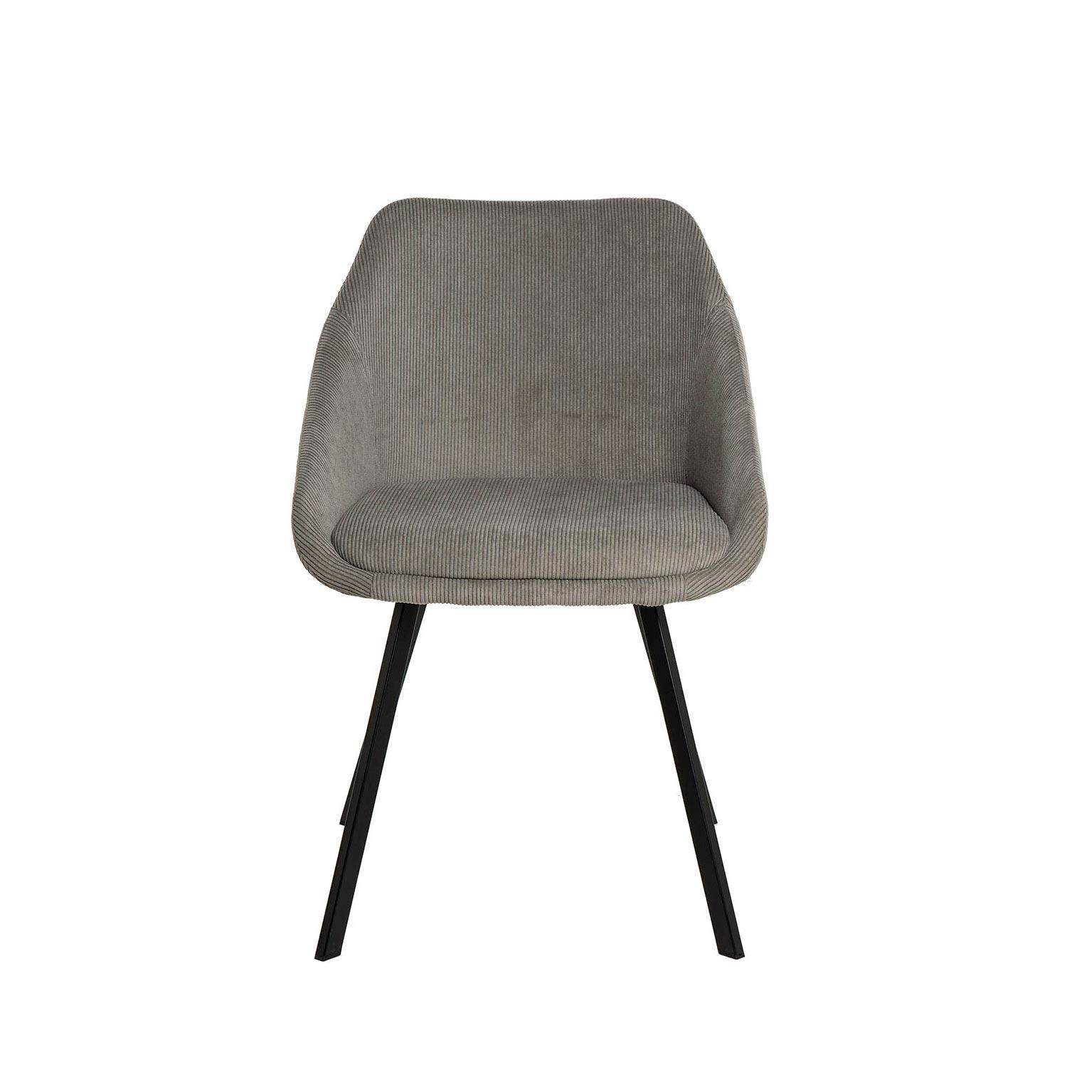 SILLA MACIE GRIS CLARO 4 SILLA MACIE GRIS CLARO - Imagen 4